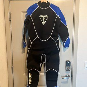 surfing suit mens large, Anchora, XXL, Black-Blue